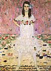 Portrait Paintings - Portrait of Maeda Primavesi by Gustav Klimt